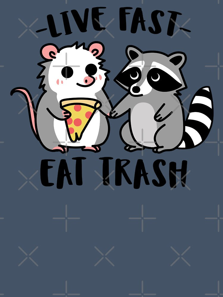 live fast eat trash (chibi) by hunnydoll