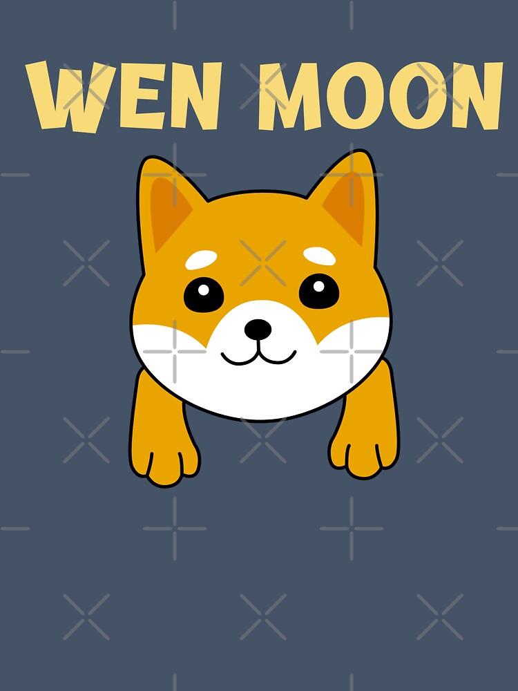 Cute Shiba Inu Wen Moon by JohnnyTaco