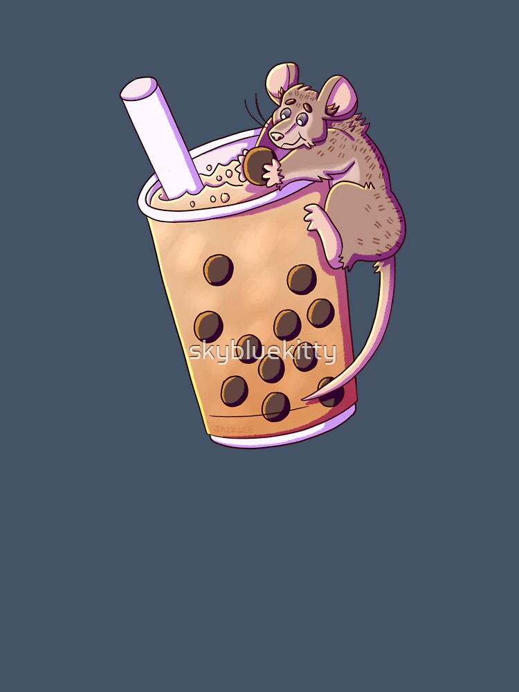 Boba / Bubble Tea Mouse by skybluekitty