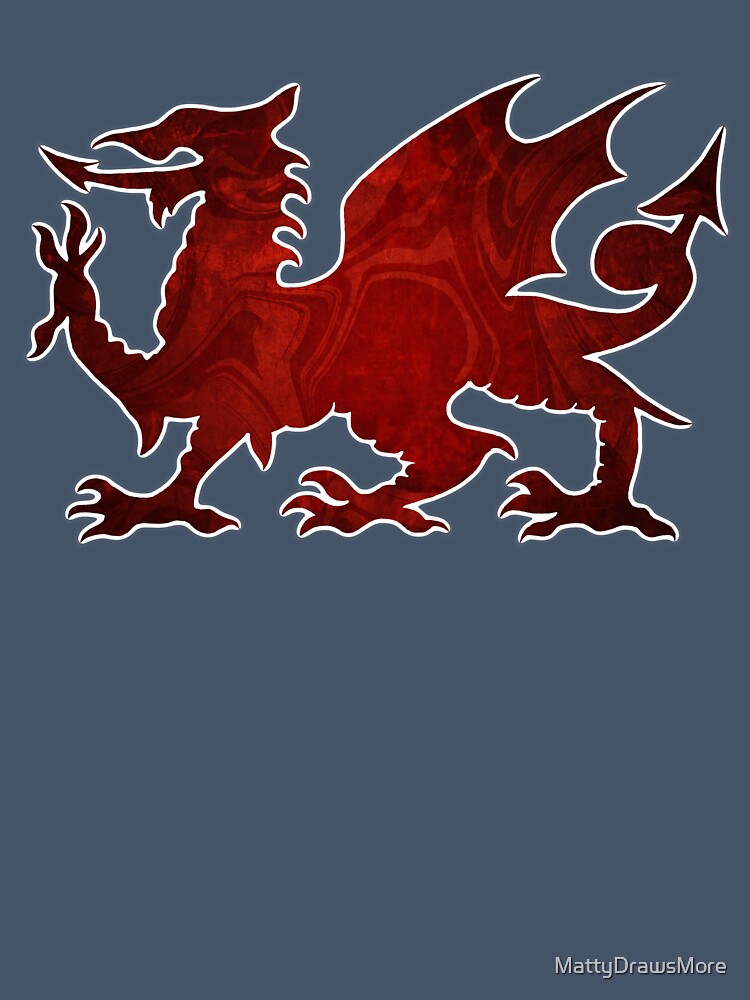 Y Ddraig Goch by Matt Harrison Draws