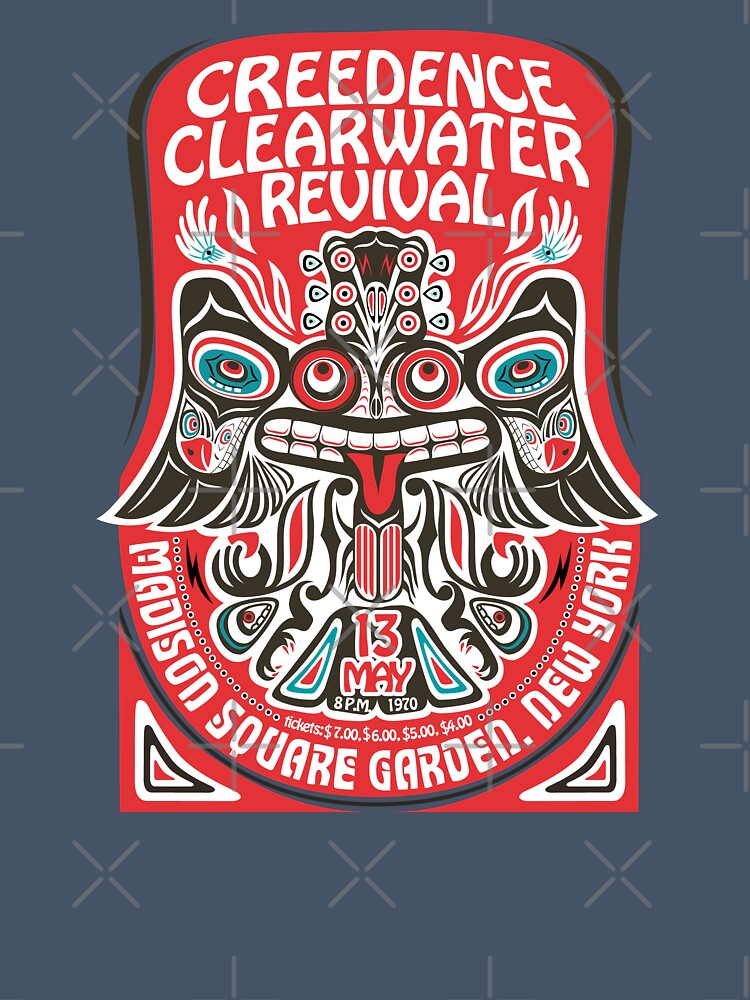 CREDENCE CLEARWATER REVIVAL by Tinytshirt