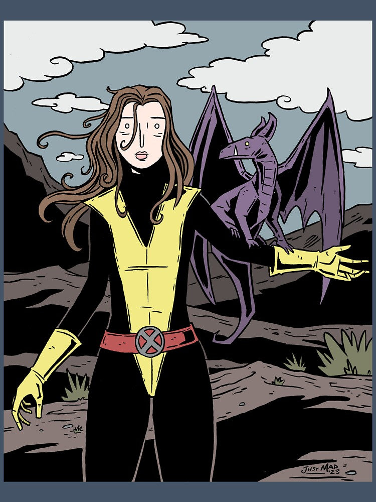 Kitty Pryde & Lockheed - X-Men by Justin Madson
