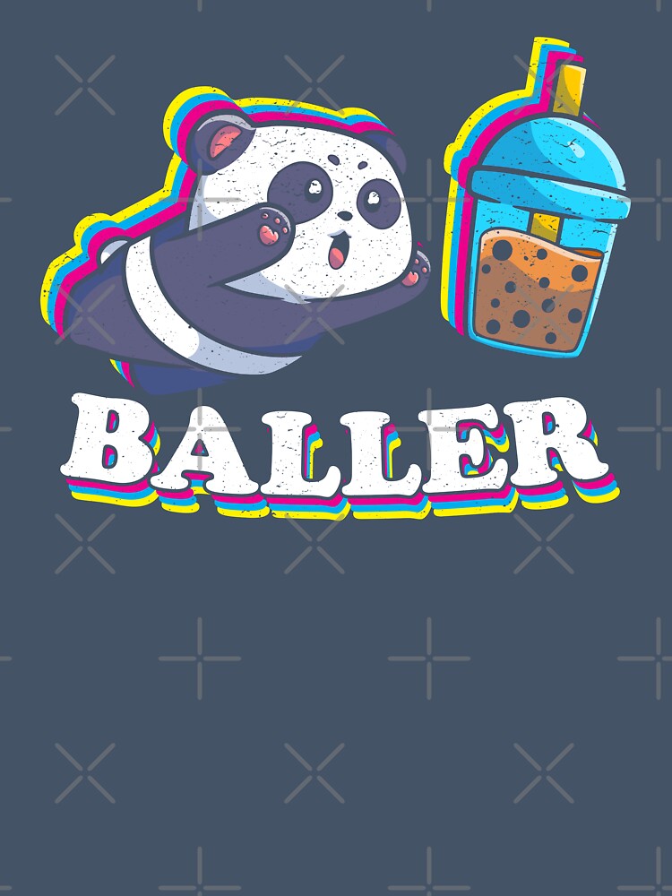 Baller Bubble Tea Funny Boba Tea Kawaii Panda by petestyles