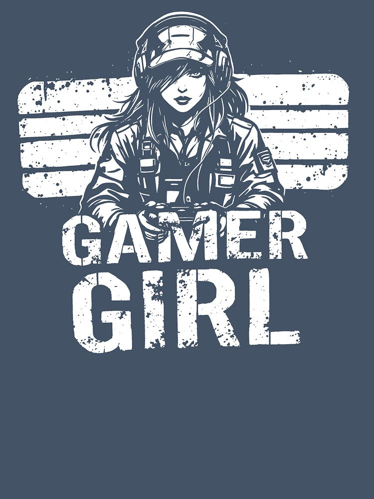 Gamer Girl – Retro Pixel Video Gaming Aesthetic Art by GitGudGear