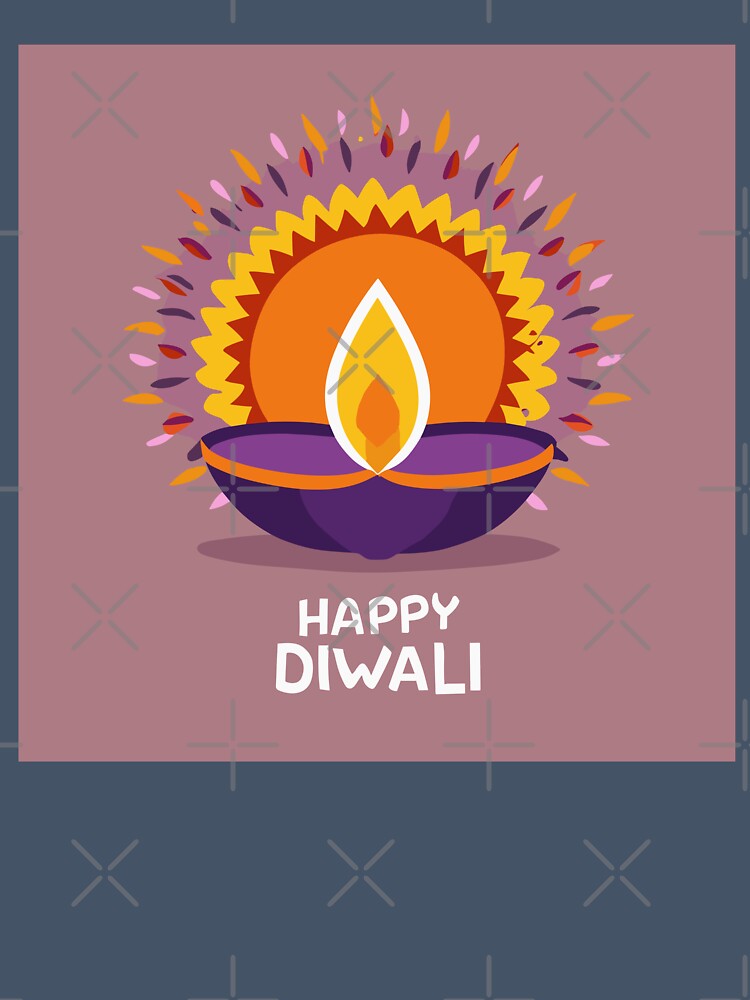 Happy Diwali! Hindu Festival Celebration Design by Jollys-ArtShop