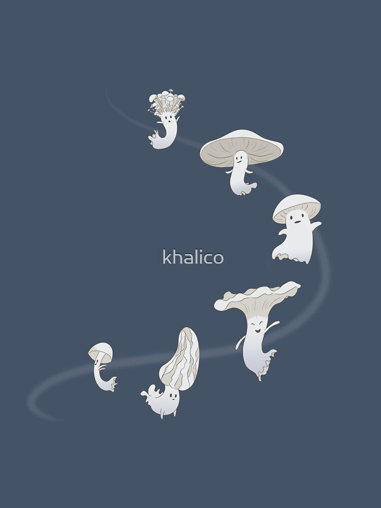 Ghostly Shrooms by khalico