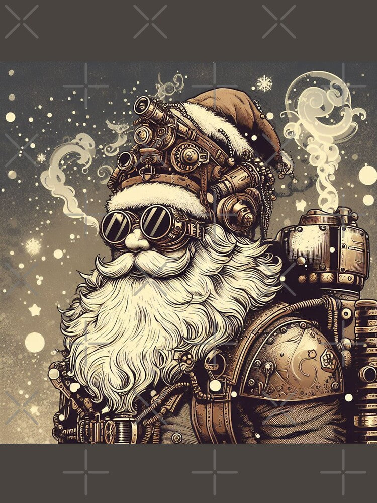 Steampunk Winter Santa Claus by organicgal
