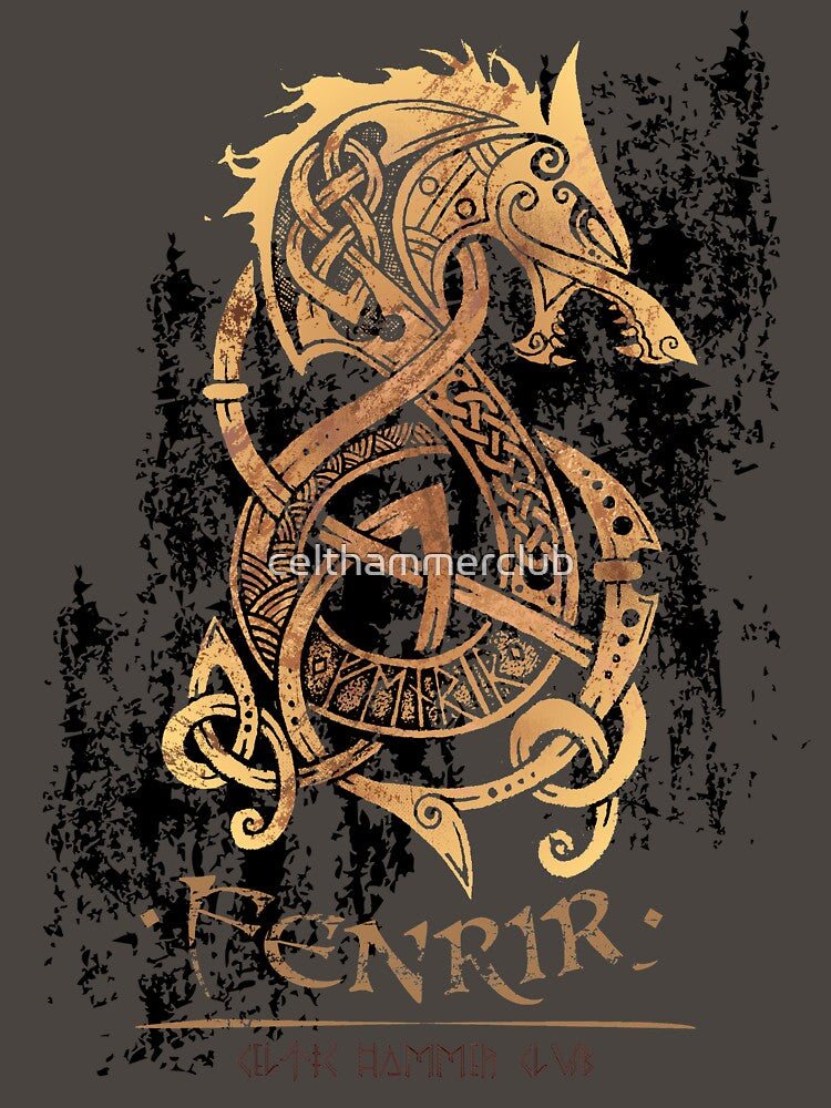 Fenrir: The Nordic Monster Wolf by celthammerclub