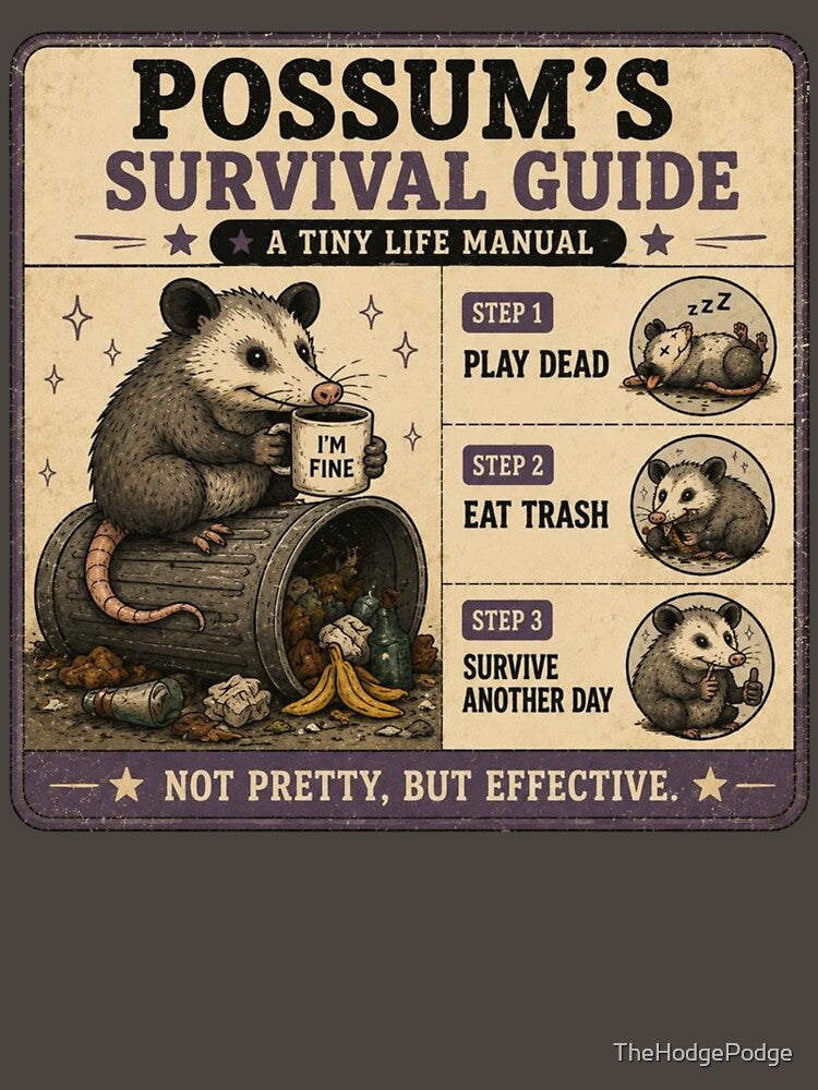 Possum Survival Guide - Tiny Life Manual by TheHodgePodge