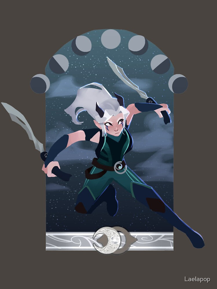 Rayla. Moonshadow fighter by Laelapop
