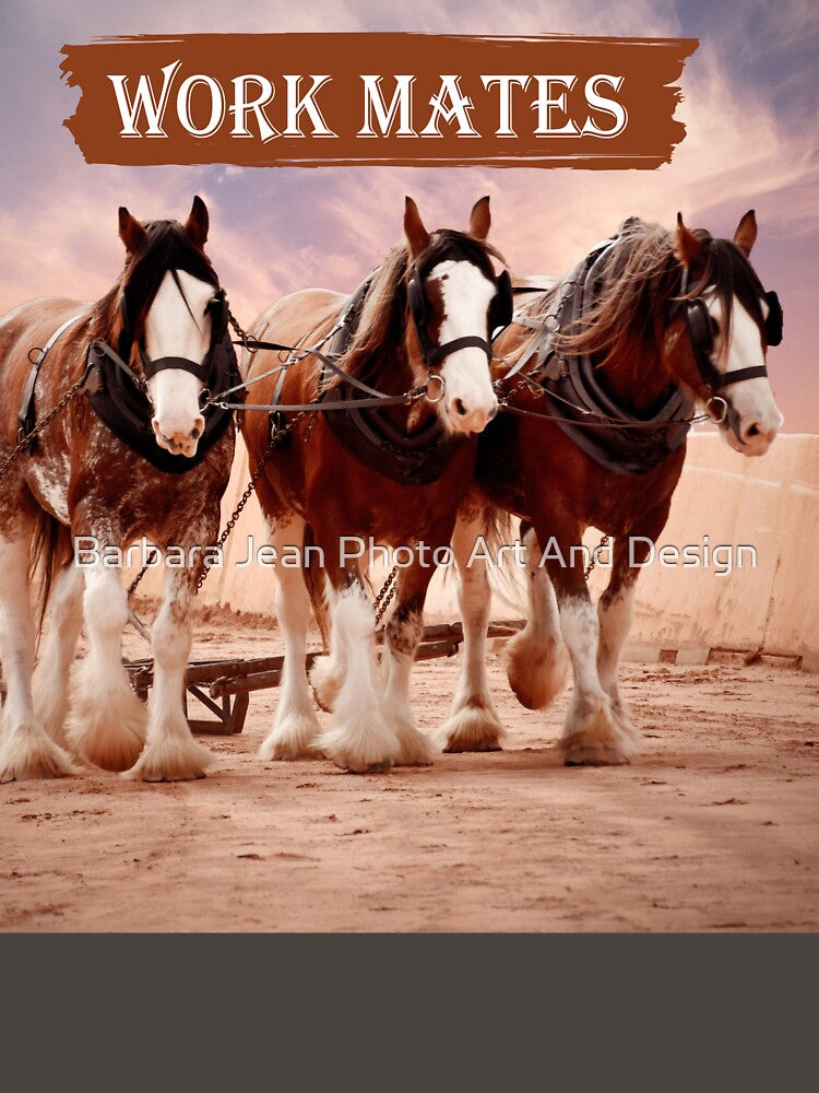 DRAFT HORSES, TAKE A LOOK AT MY ART WORK OF THESE MAGNIFCENT ANIMALS by Barbara Jean Photo Art And Design