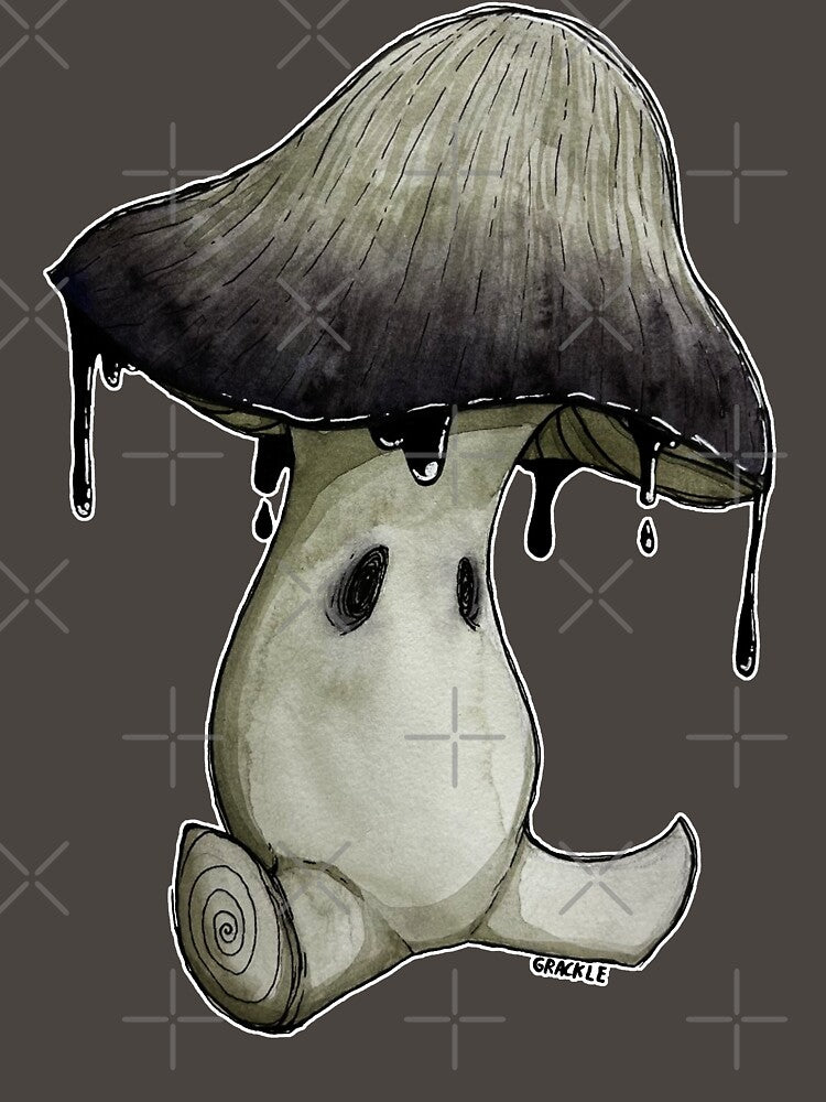 Gloomy Mushroom by JanGrackle