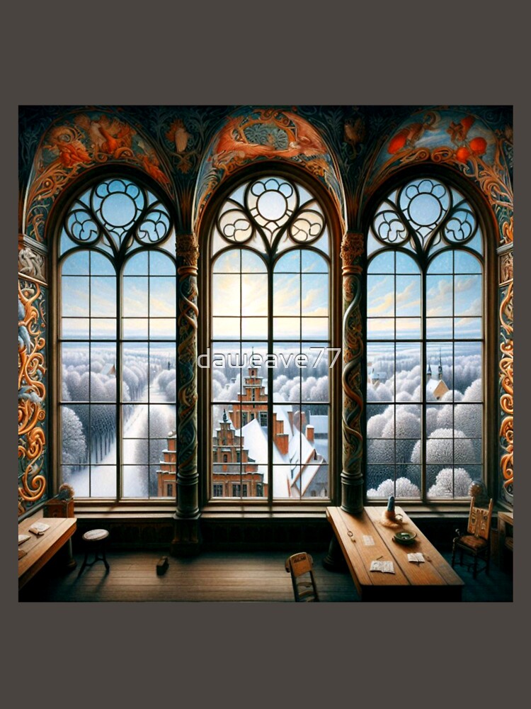 Winter’s Grace: The Gothic Library View by daweave77