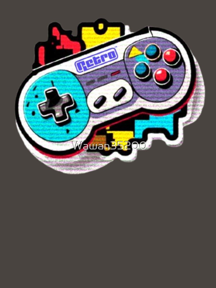 Retro Gaming Controller Vibes – Pixel Style Sticker by Wawan35200