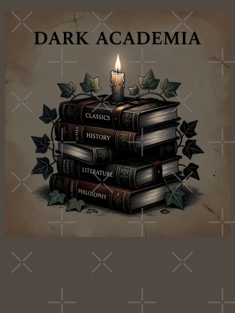 Dark Academia Library Aesthetic Vintage by SplashTastic