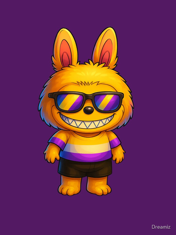 Cool Bunny – Nonbinary Pride Vibes by Dreamiz