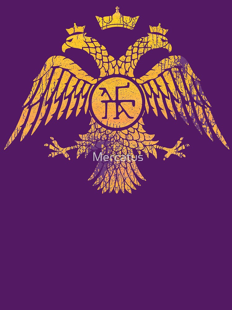 Byzantine Empire Eagle (Gold and Purple) by Mercatus