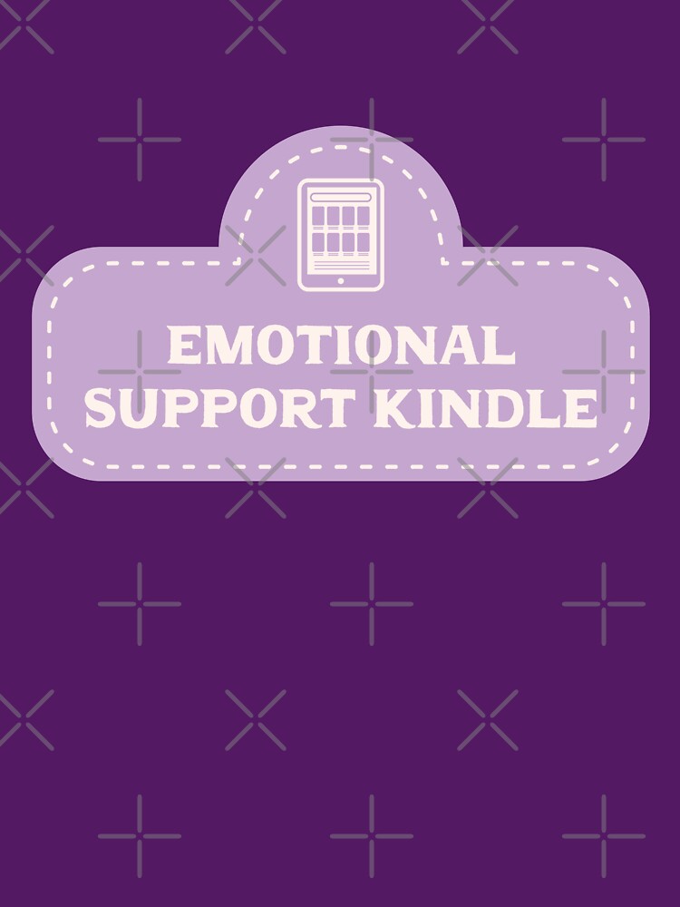 Emotional Support Kindle - Purple by rainytheday