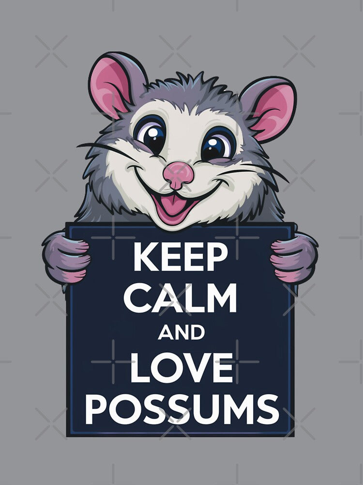 Keep Calm And Love Possums by Peter Stawicki