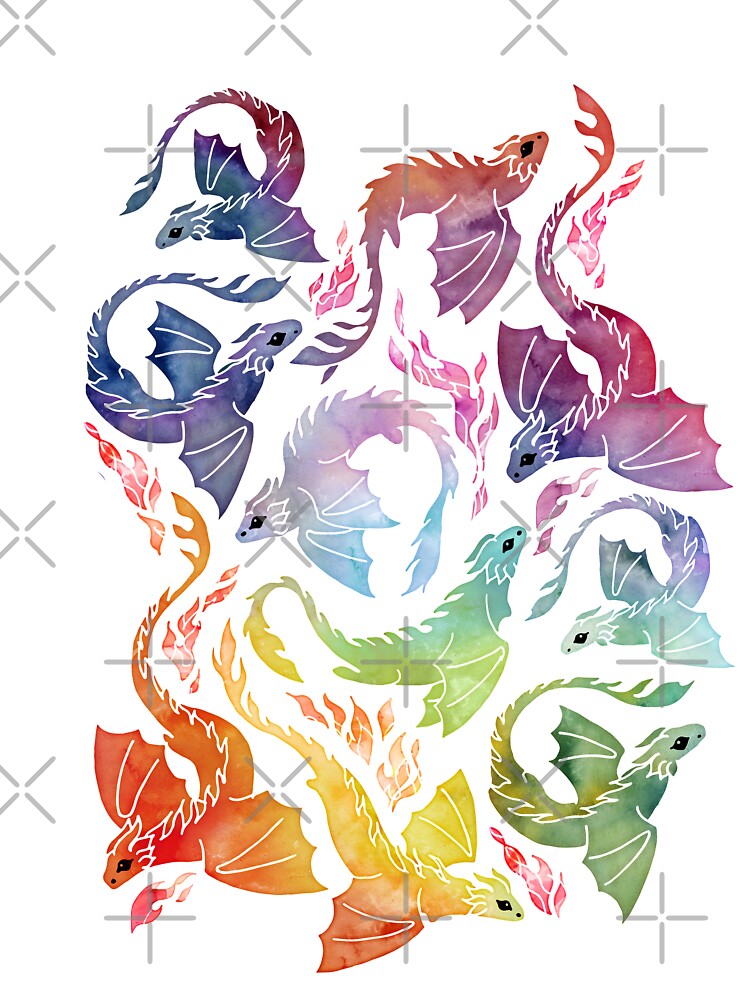 Dragon fire rainbow by adenaJ
