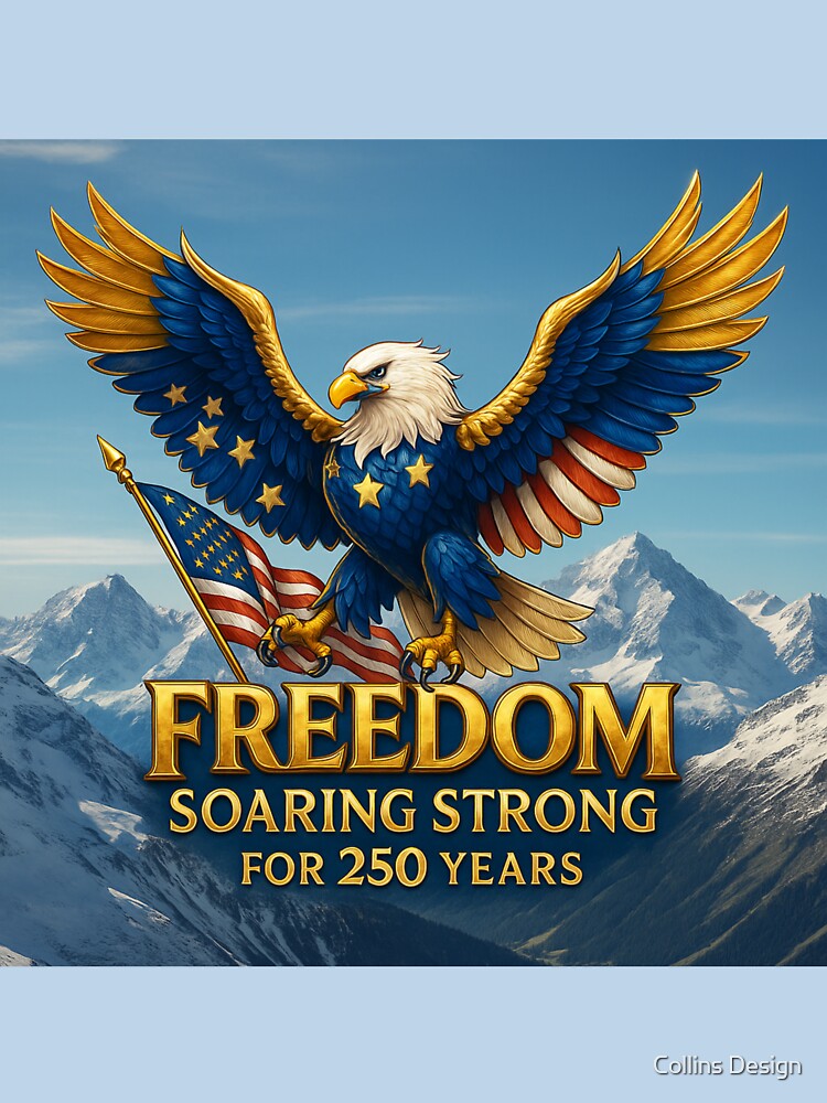250 Years of America - Freedom Eagle – 250 Years Strong Over the Alps by Collins Design