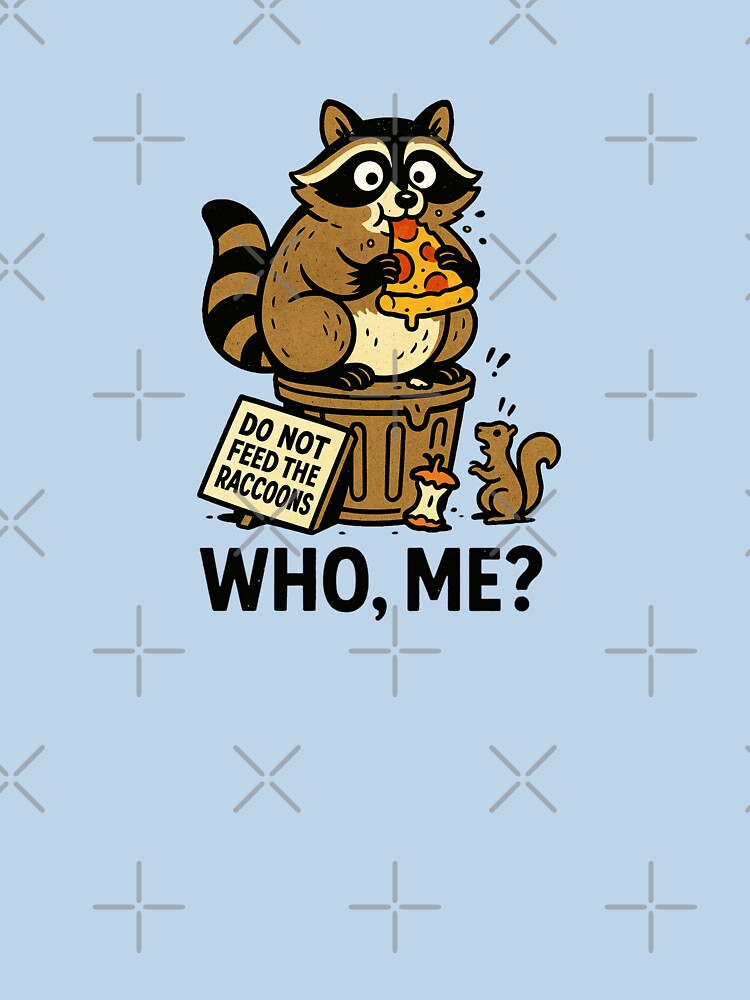 Who, me? Raccoon by ManiaPopShop
