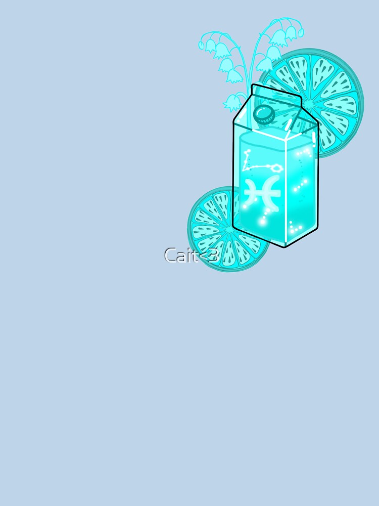 Light Blue Pisces Constellation Cute Design by Cait<3