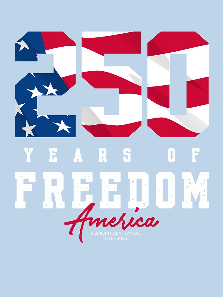 American Flag 250 Years Of Freedom by Wild-Co