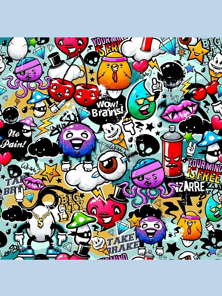 Multicolored graffiti art by Vehiclestore