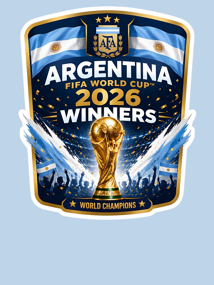 ARGENTINA WORLD CUP WINNERS 2026 by FullBoatDesign