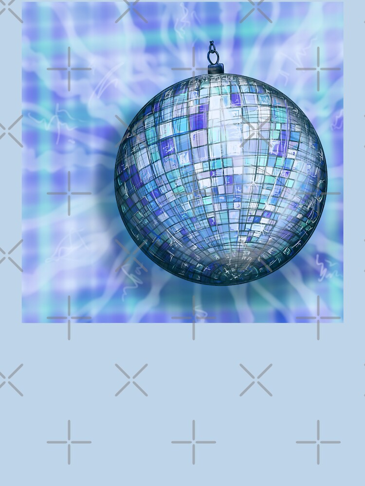 Blue Disco Ball by DoodlingMissy