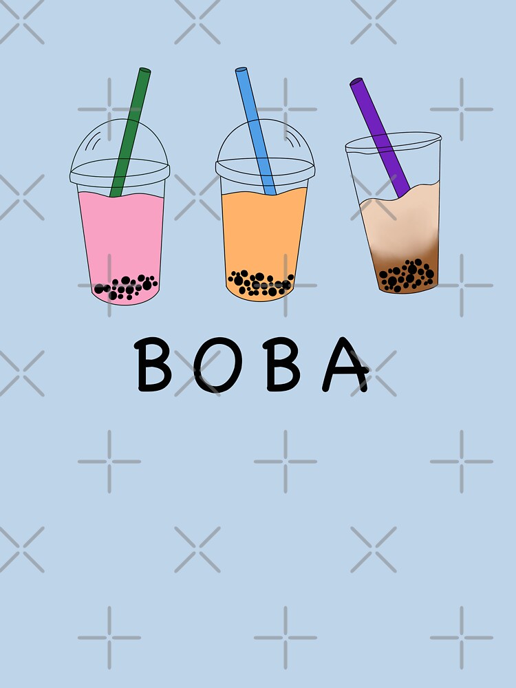 Boba - Bubble Tea - Pastel Blue by Shoomoodle