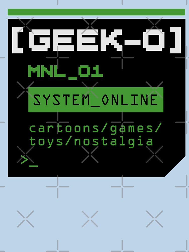 Geek-O MNL System Online Retro Pixel Gaming T-Shirt | Geek Culture & Nostalgia by Geek-O-MNL