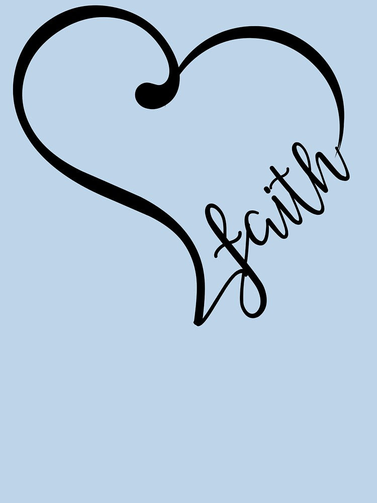 Faith Heart Christian Design by palmsandprints2