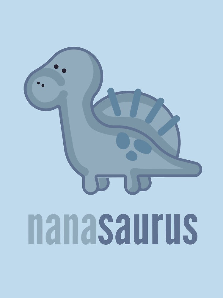 Nanasaurus Shirt Dinosaur Family Shirt Set by DoggyStyles