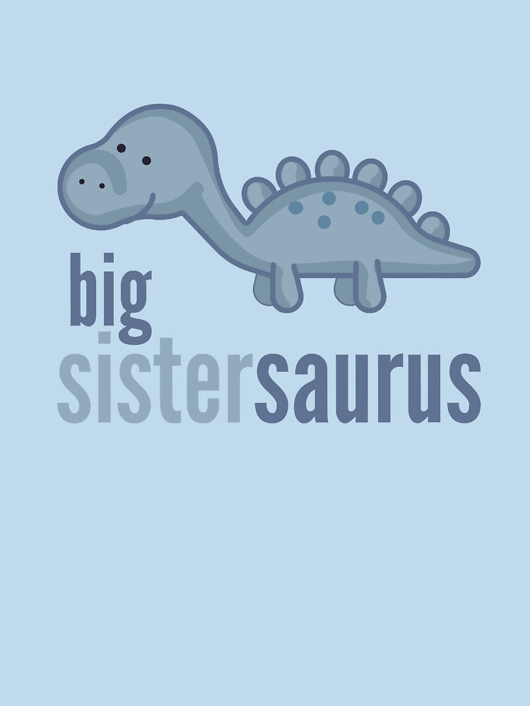 Big Sistersaurus Shirt Family Dinosaur Shirts Set by DoggyStyles