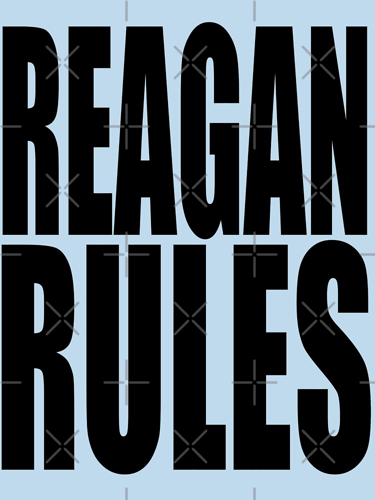 Reagan Rule Gender Reveal Baby Shower Cute Gift T Shirt Black by arcadetoystore