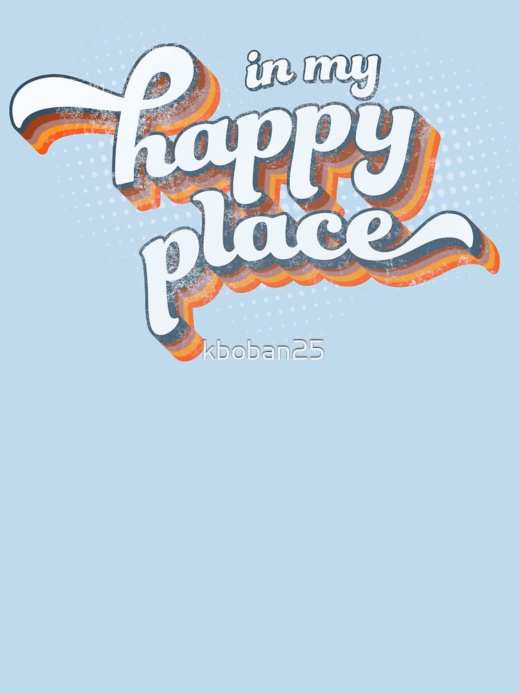 In My Happy Place 2024 Summer Vacation Women T-Shirt Kids T-Shirt by kboban25