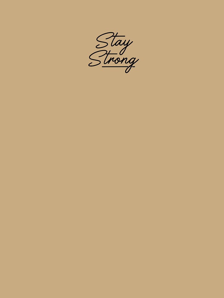 Stay Strong by ArunDandiboina