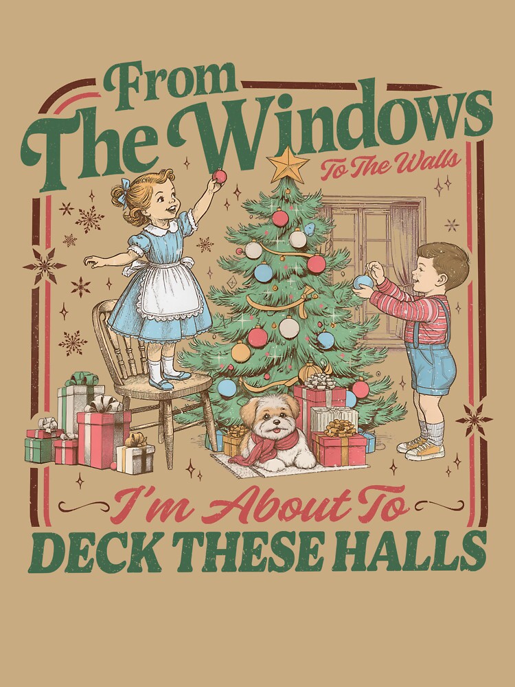 From The Windows To The Walls Deck These Halls Christmas by colornatics