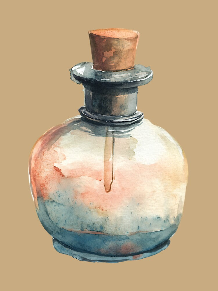 Dark Academia Antique Inkwell by bapupa
