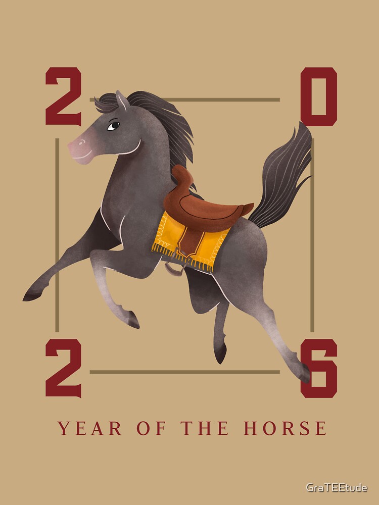 Year Of The Horse 2026 by GraTEEtude