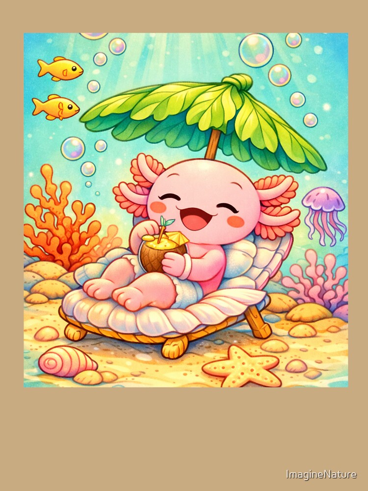 Axolotl Vacation Vibes - Underwater Relaxation by ImagineNature