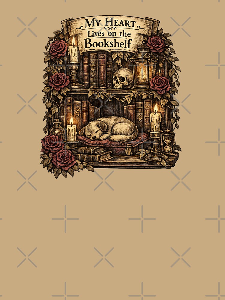 My Heart Lives on the Bookshelf by Ora-kuro