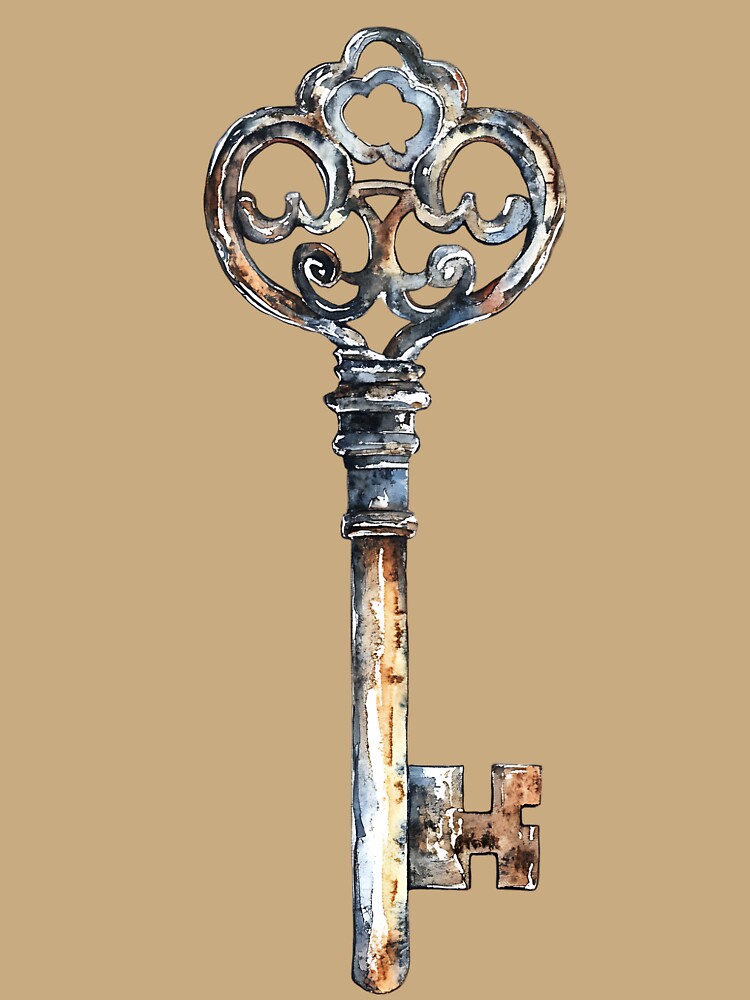 Dark Academia Aesthetic Skeleton Key by bapupa