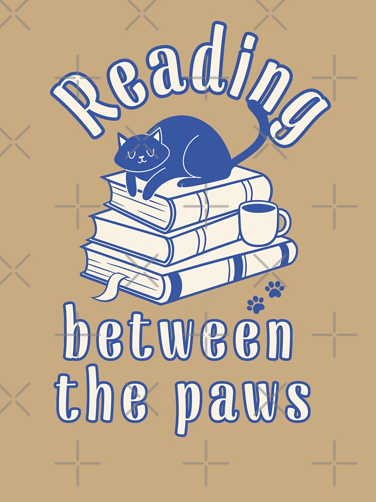 Reading Between the Paws Cat by TheBeeKindSpace