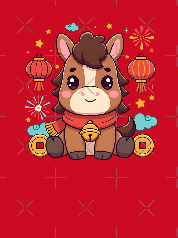 Happy Chinese New Year 2026 Cute Horse by GrumpySableye