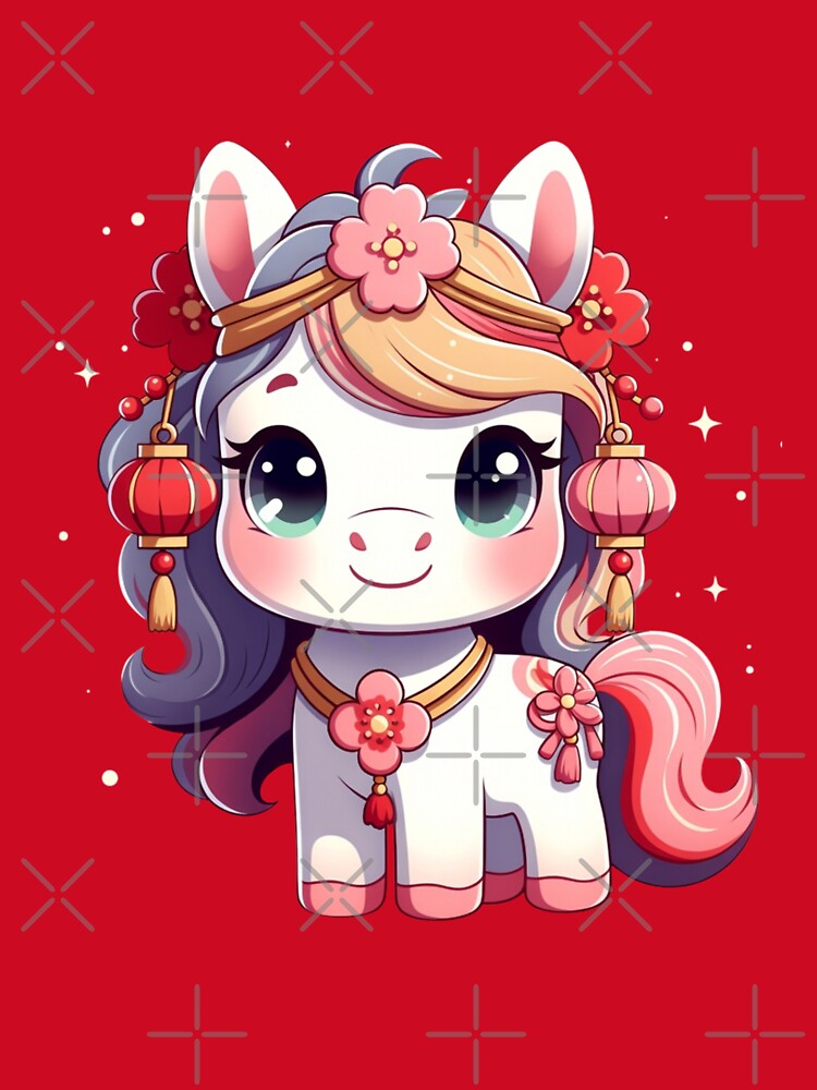 Cute Pony Lunar New Year 2026 Aesthetic by GrumpySableye