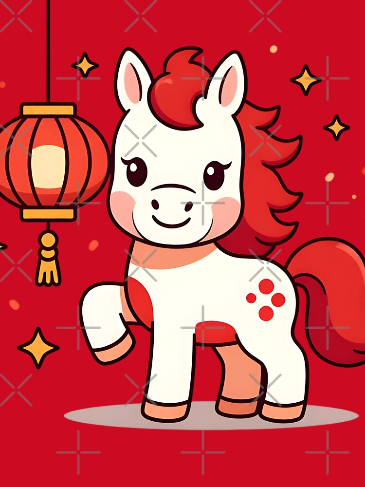 Cute Cartoon Foal Year of the Horse 2026 by GrumpySableye