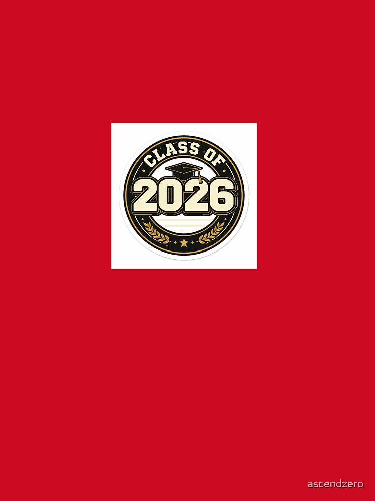 Class of 2026 graduation circle sticker by ascendzero